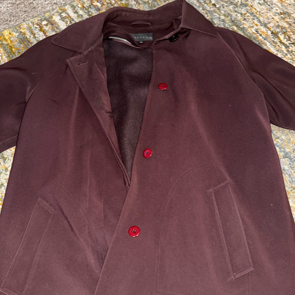 Burgundy Dress Coat
